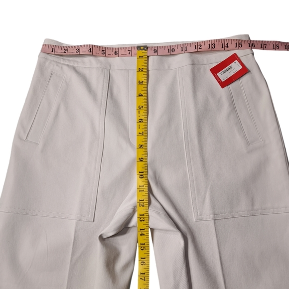 SPANX Women's On-the-Go Leg Wide White Pants With Ultimate Opacity Technology L - Picture 6 of 16